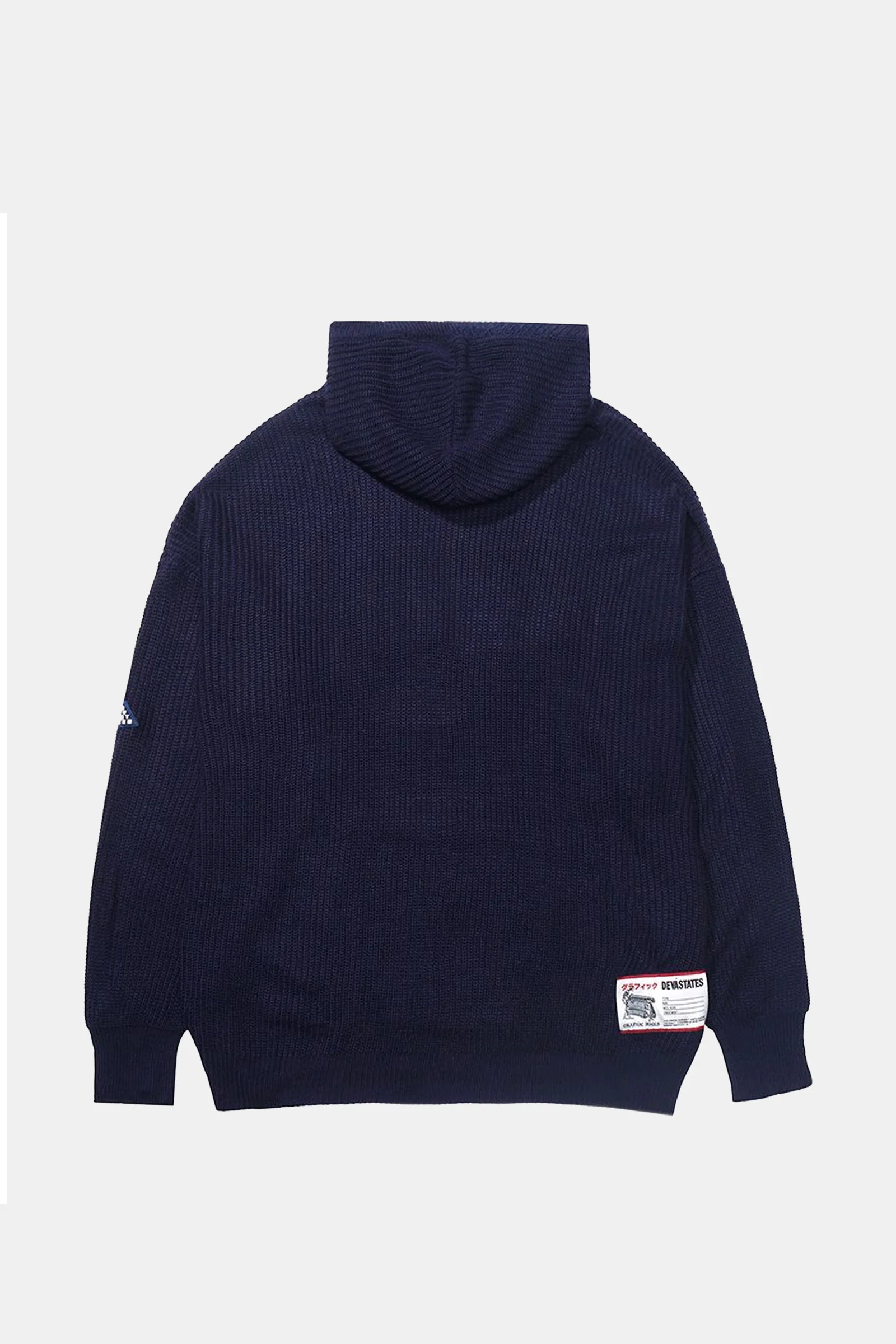 Blackletter Knitted Hoodie - Image 2