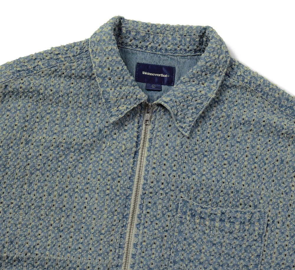 Damaged Denim Shirt L/S Shirt - Image 3