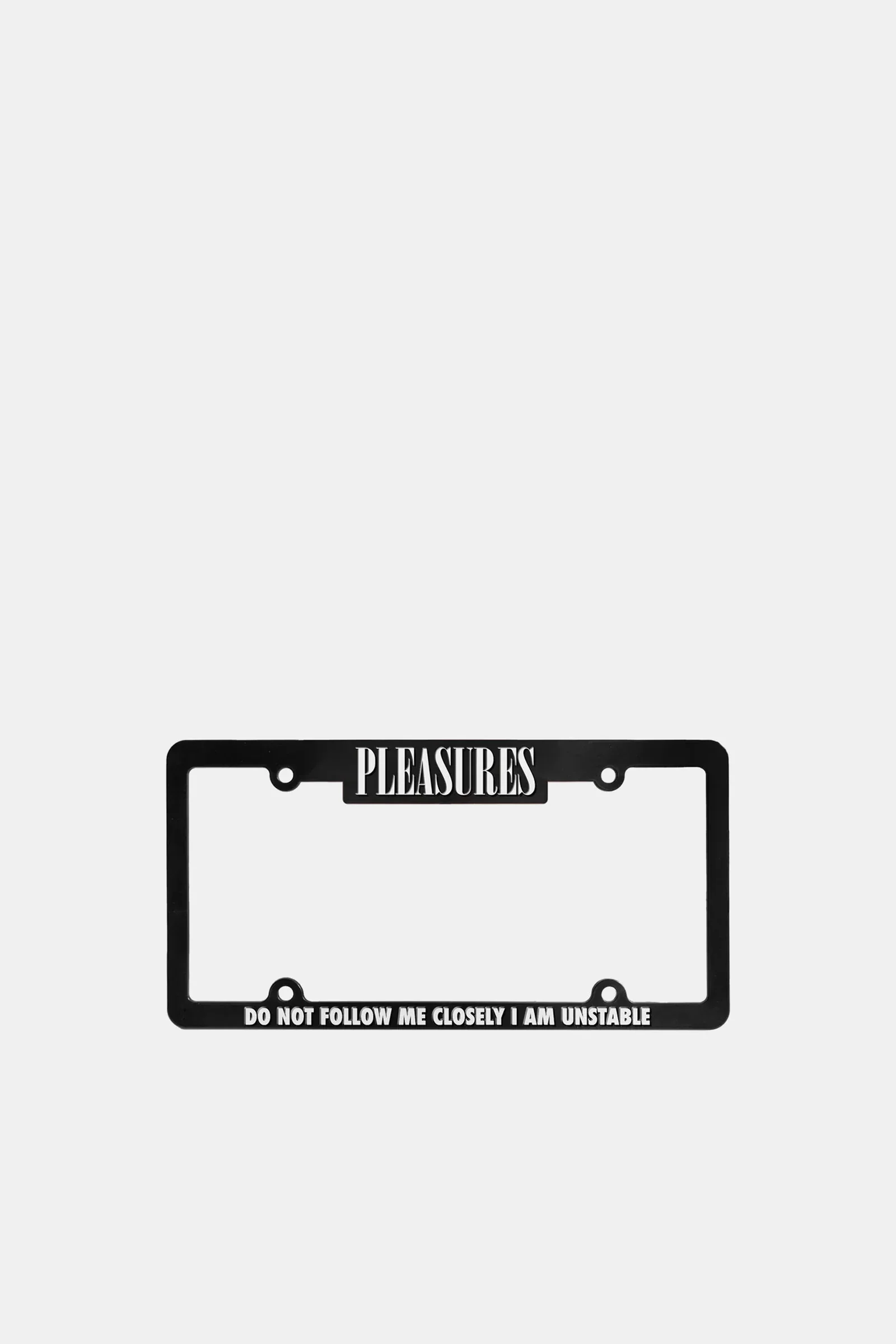 Follow License Plate Cover