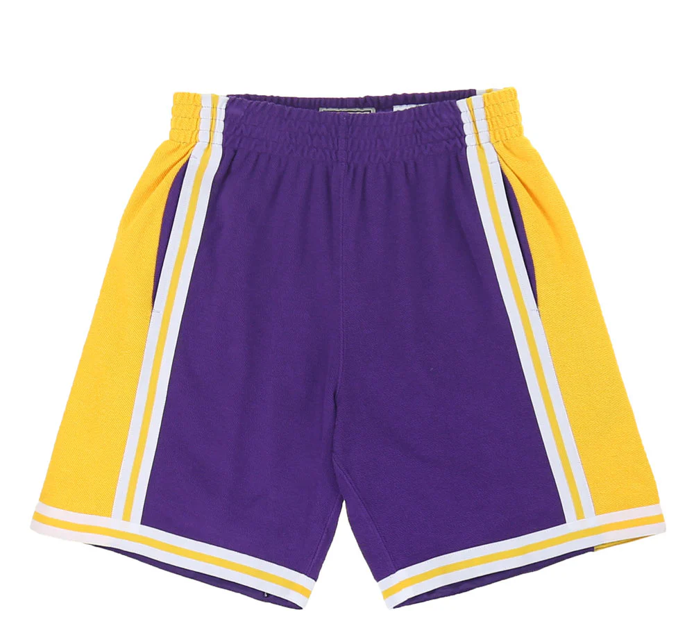 LOS ANGELES LAKERS REVERSE FLEECE SWINGMAN SHORT