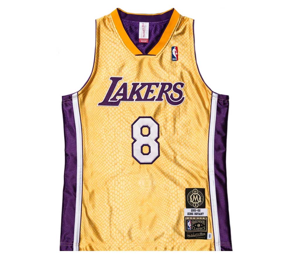 LOS ANGELES LAKERS REVERSIBLE JERSEY-KOBE BRYANT