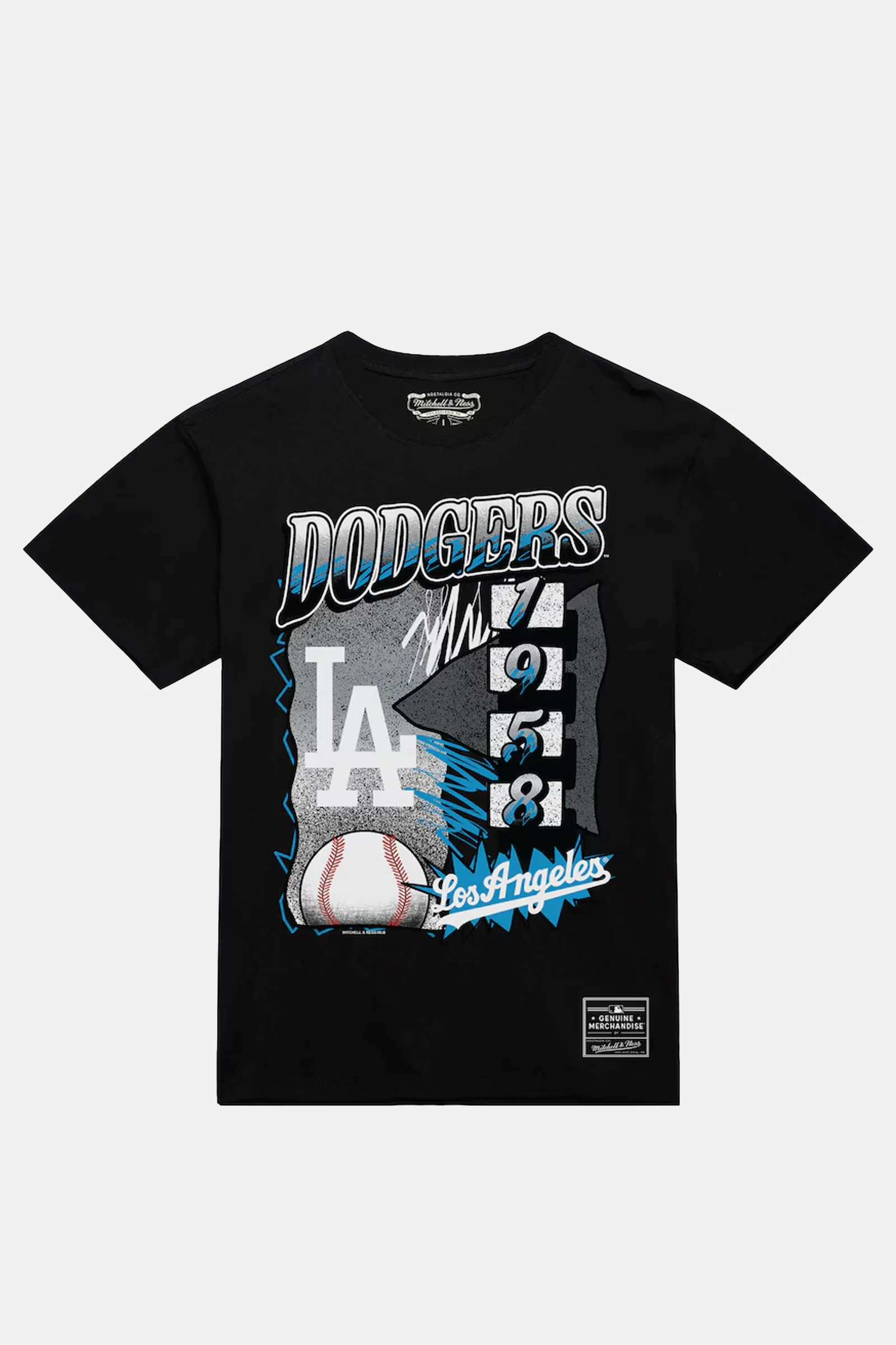 MLB Overspray Dodger Tee