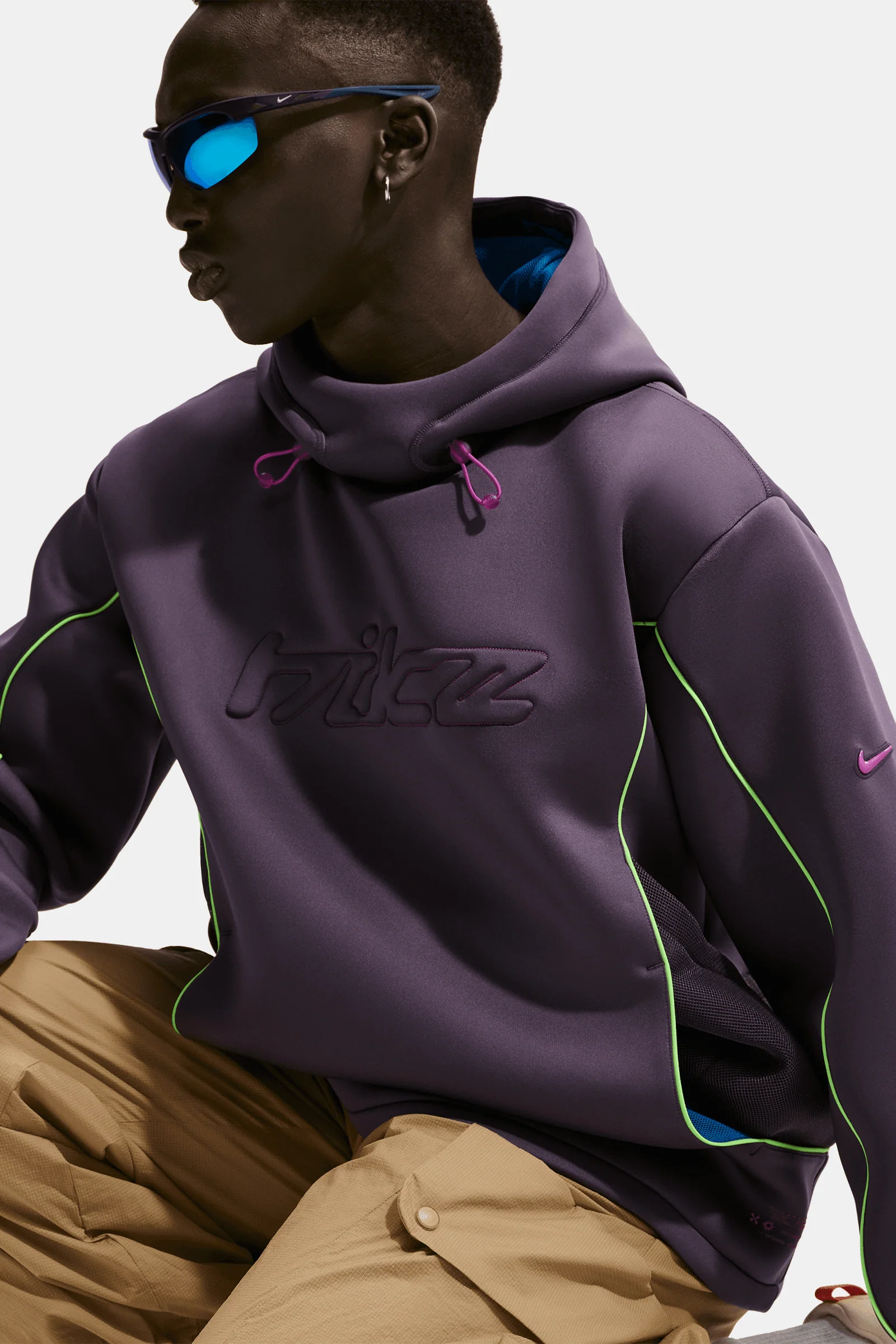 Nike Project F.R.O.G. Bubble Mesh Pullover Hoodie - Image 4