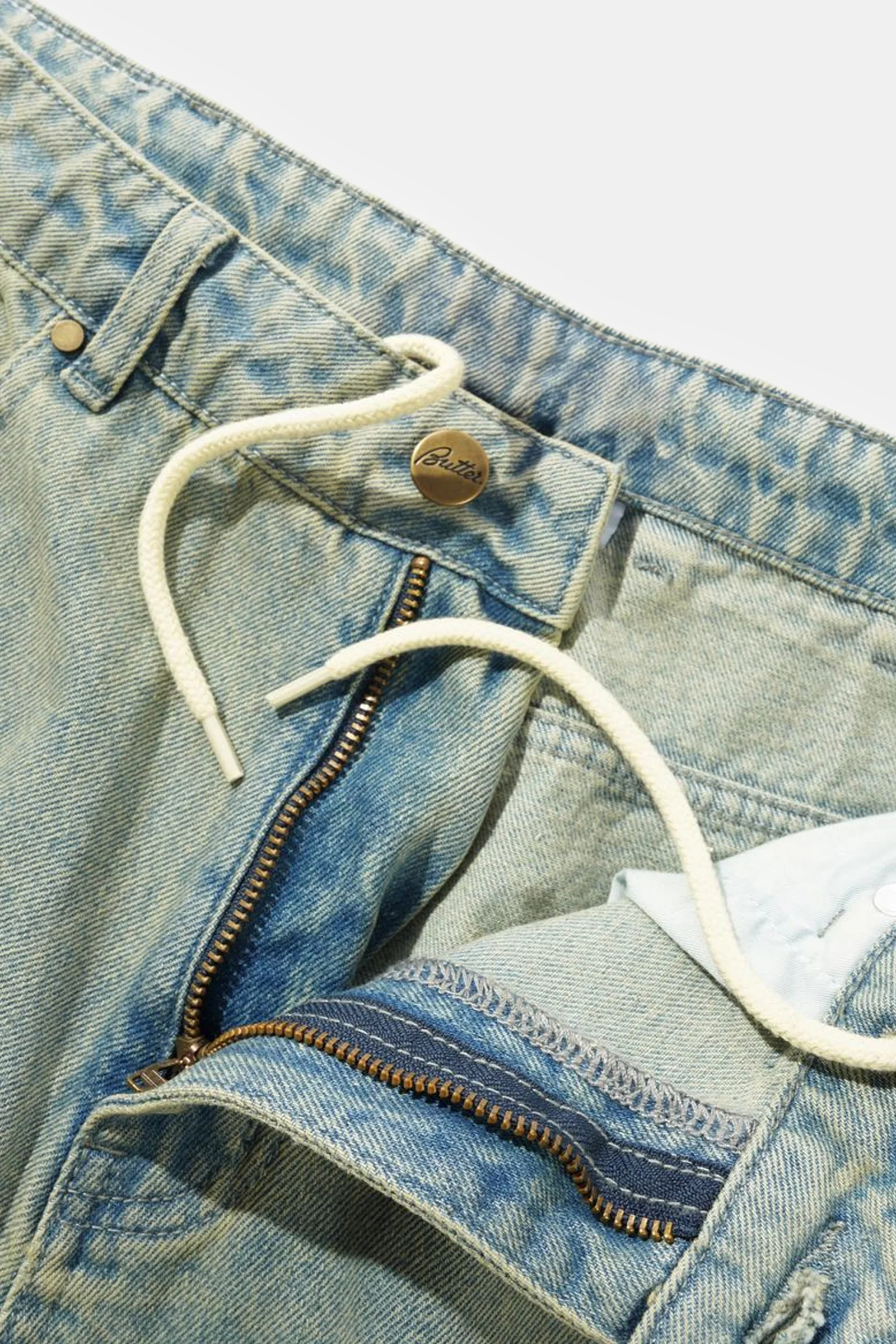 Scorpion Stitch Denim Shorts - Image 3