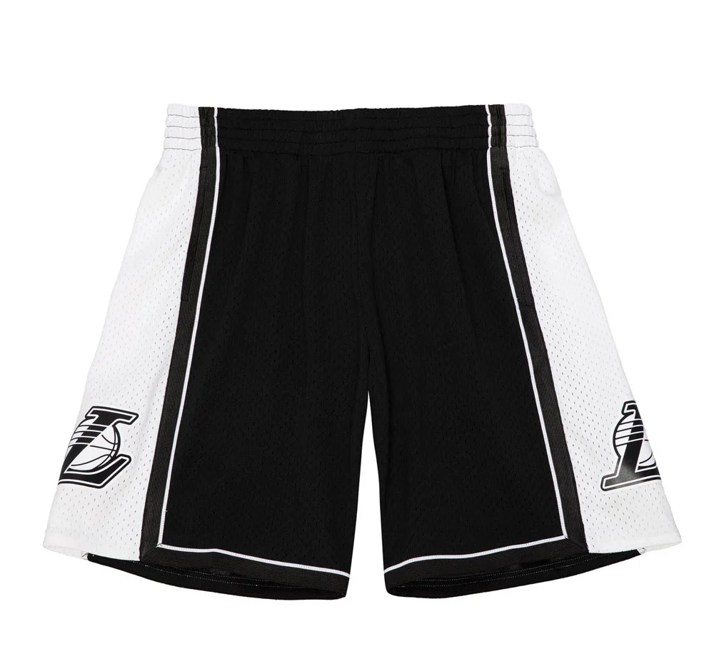 WHITE LOGO SWINGMAN LOS ANGELES LAKERS SHORT